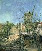 Vincent Van Gogh. Windmill on Montmartre.