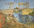 Vincent Van Gogh. The Langlois Bridge at Arles with Women Washing.