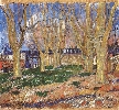 Vincent Van Gogh. Avenue of Plane Trees near Arles Station.