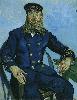 Vincent Van Gogh. Portrait of the Postman Joseph Roulin.