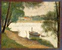Georges Seurat. Gray Weather, Grande Jatte Painted